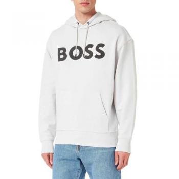T-shirt Sweat Boss Gris Coton Homme Authentique