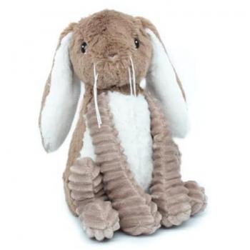 Les Déglingos Peluche Toudou le lapin brun