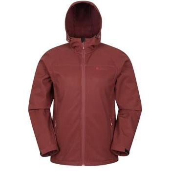 Mountain Warehouse Men’s Red Softshell L – Exodus Series