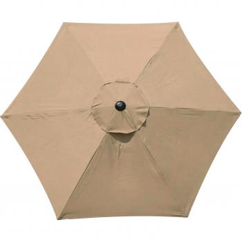 Sombrilla hexagonal impermeable para exteriores