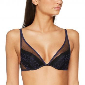 Billet Doux SCANDALE, Sujetador de Plumas, Mujer, 75/90A, Azul