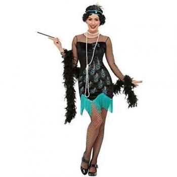 Disfraz de Pavo Real Verde y Azul para Mujer