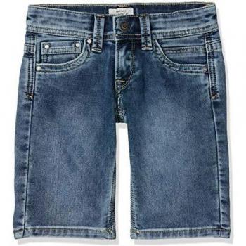 Pepe Jeans Tracker Short, Bleu Light Used Denim MK0 Taille Fabricant : 6 Ans Pour Filles