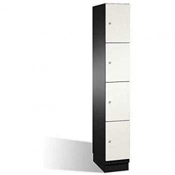 Armadio scomparti C+p grigio scuro e bianco