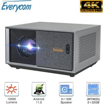 Everycom RD829 12,000 Lumen High‑Definition 5G Projector