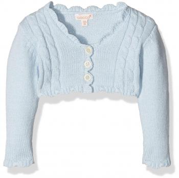 Gocco Baby Boys' Cable Knit Bolero Jacket, Blue, 18-24 Months