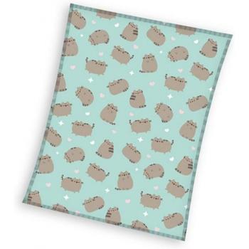 Plaid polaire Pusheen Kitty 150x200 Vert