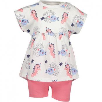 Set Blue Seven Regular Fit 914519 (T-shirt, pantaloncini) bianco