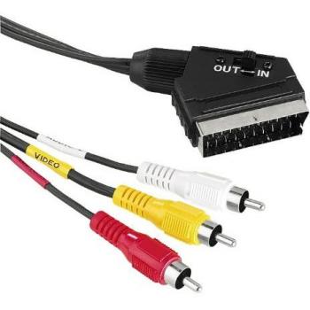Hama Cavo SCART 3 RCA Video/Stereo 1,5 m