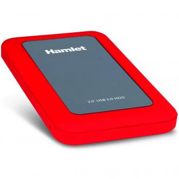 HAMLET BOX 2 5 USB3.0 RUGGED MIRROR RED