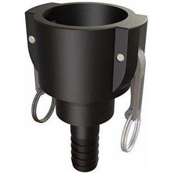 Raccord Camlock 2'' Femelle à 1''1/4 Male avec Écrou Tournant en Polypropylène