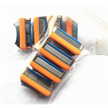 Lames de rasoir ergonomiques 4‑pack – idéal pour le soin du visage masculin