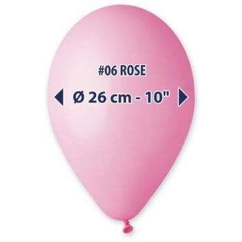 Růžové latexové balonky 26 cm 100 ks