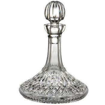 Waterford Crystal Lismore Ships Decanter, 28 Oz