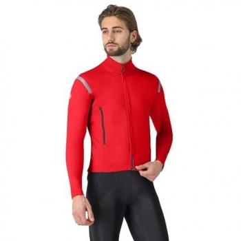 Castelli Perfetto Ros 3 AW25 Cycling Jacket – Red & Black, 2XL