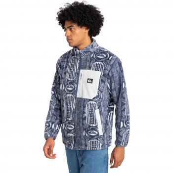 Men’s Quiksilver Clean Coast Retro Blue Fleece – Size 40 Regular