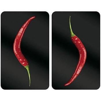 WENKO Protection plaque de cuisson, «Hot Peperoni», 30x52 cm