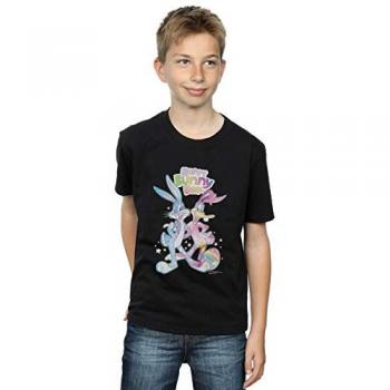 Kids Looney Tunes – Camiseta con Bugs, Daffy y el Conejito Feliz