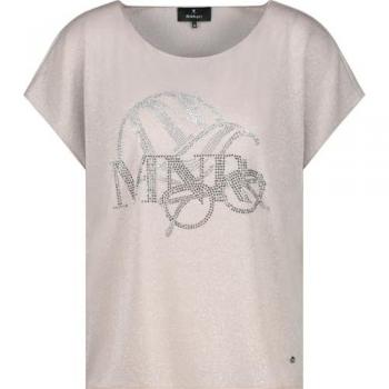 Beiges Monari T-Shirt für Damen | Größe 34