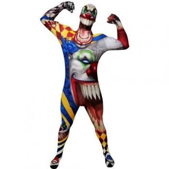 Déguisement Morphsuit Clown Horreur (M)