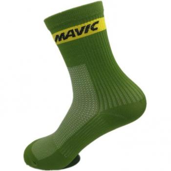 Chaussettes de vélo homme à motifs noirs et blancs