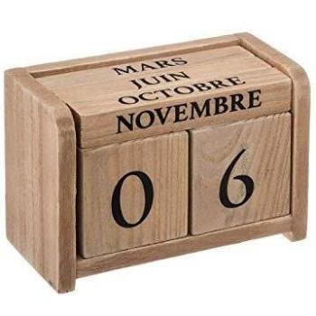 Calendario Colonial Beige 7,5x11 cm – Atmosphera Creatore d’Interni