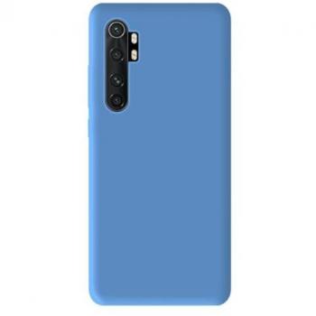 Protection silicone anti‑choc Mat Bleu Ciel pour Xiaomi Mi Note 10 Lite