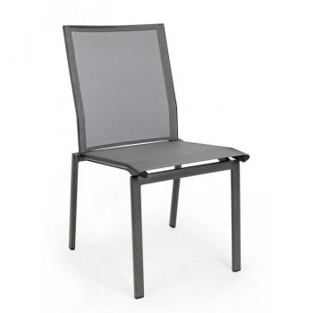 Sedia da giardino in alluminio (4 Pezzi)