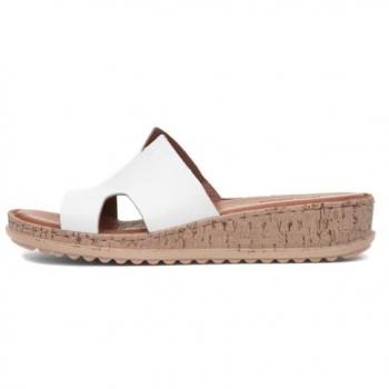 Sandales Eloïse en cuir blanc Hush Puppies