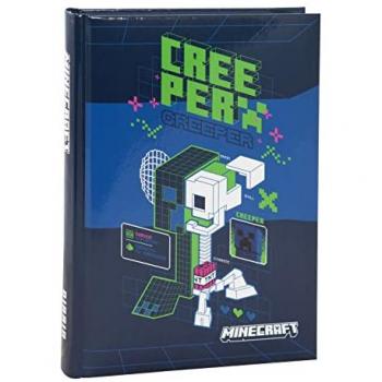 Diario MINECRAFT 12 mesi con copertina Blu