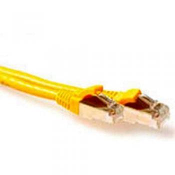 ACT Yellow 25 meter SFTP CAT6A patch cable snagless with RJ45 connectors (CAT6a, 25 m)