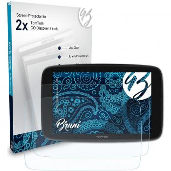 Cristal Templado Bruni 2x para TomTom GO Discover 7 pulgadas