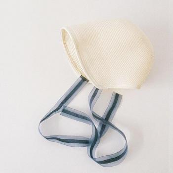 Monochrome Straw Hat for Boys and Girls