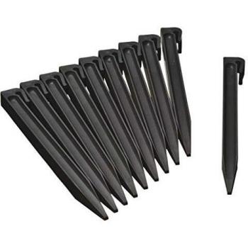 Clous de jardin noir 26,7 cm (10 articles)