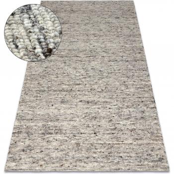 Double-Sided Natural Grey Wool Rug