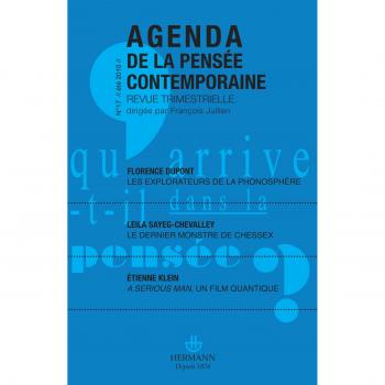 Agenda de la pensée contemporaine n°17