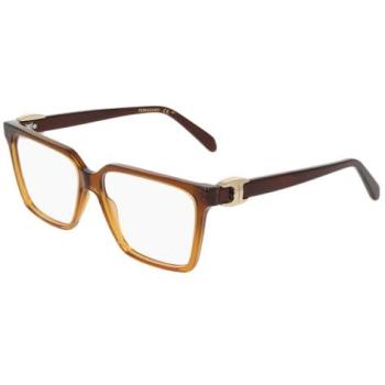 SF3059 Women's Square Acetate Frames – Brown, 56mm (Ferragamo)