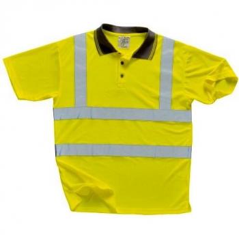 Polo Alta Visibilità Gialla