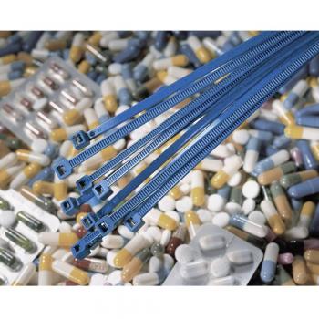 Fascetta per cavi HellermannTyton 250 mm 4.60 mm blu 1 pz