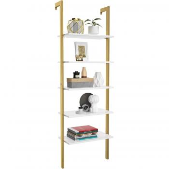 Libreria Moderna 5 Piani Oro