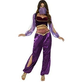 Women's Exotic Purple Belly Dancer Outfit