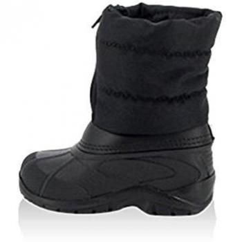 KIMBERFEEL Winterabenteuer Stiefel für Unisex-Baby – Schwarz, EU 19/20