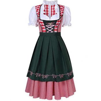 Traje de Fiesta Oktoberfest Dirndl para Mujeres S-6XL