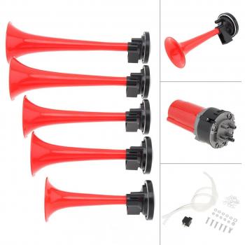 5 Trumpet Musical Air Horn 12V 125dB