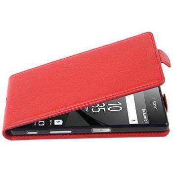 Cadorabo Case in Similpelle Sony Xperia Z5 Compact Rosso