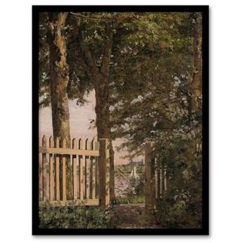Christen Kobke Nautical Garden Gate – 12x16 Canvas Frame