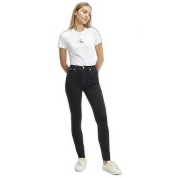 Jeans Neri Skinny Fit A Vita Alta Calvin Klein