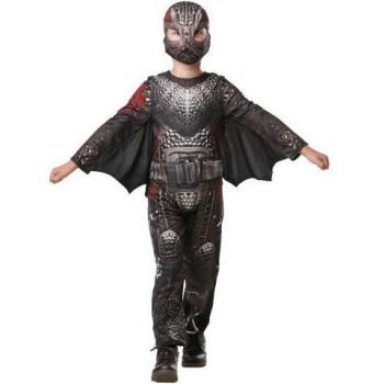Draakschoortrui Deluxe Hiccup Battlesuit voor Kinderen 5-6 Jaar Grijs