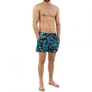 Short de plage Superdry, Bleu (Edit Palm Hawaii Blue T5d), S Homme