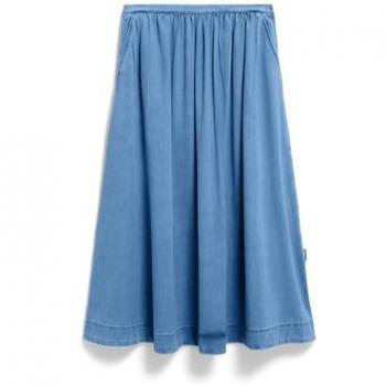 Falda midi vaquera Azul Claro L (Armedangels)